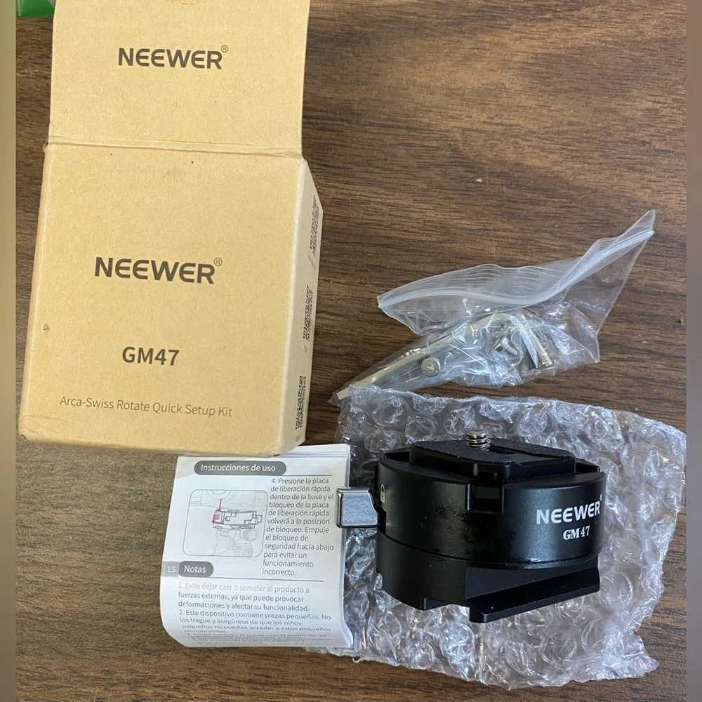 Neewer GM47 Tripod Quick Setup Kit - Black